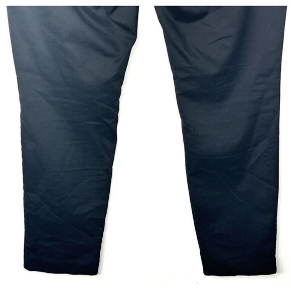 H&M Women Pants Casual Office Pull On Elastic Waist Stretch Black Size 10 - Picture 6 of 9
